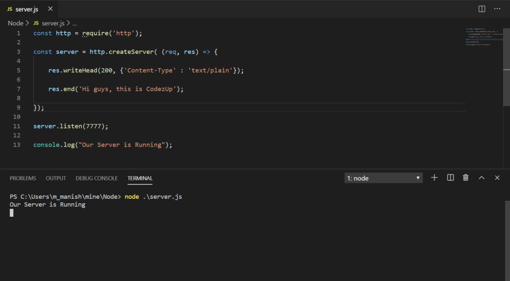 create server using http module | node js tutorial |... Create HTTP Web Server using Built-in Module - Node js