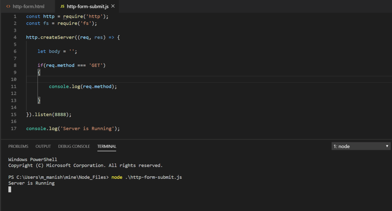 Submit Form Data using POST Request in NodeJs | Codez Up