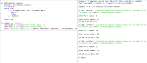 Python Program to Calculate LCM of Two Numbers | Codez Up