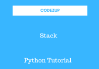 Write a Program to implement Python Stack