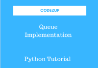 Write a Program to implement Queue Class - Python