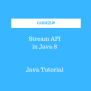 Stream API | Streams In Java 8 With Examples | Codez Up