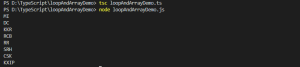 Loop and Array in Typescript with Examples | Codez Up