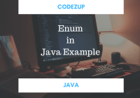 enum in Java Example