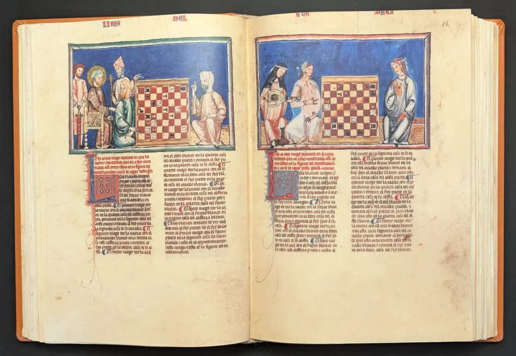 Folios 17v y 18r, Juegos de Ajedrez