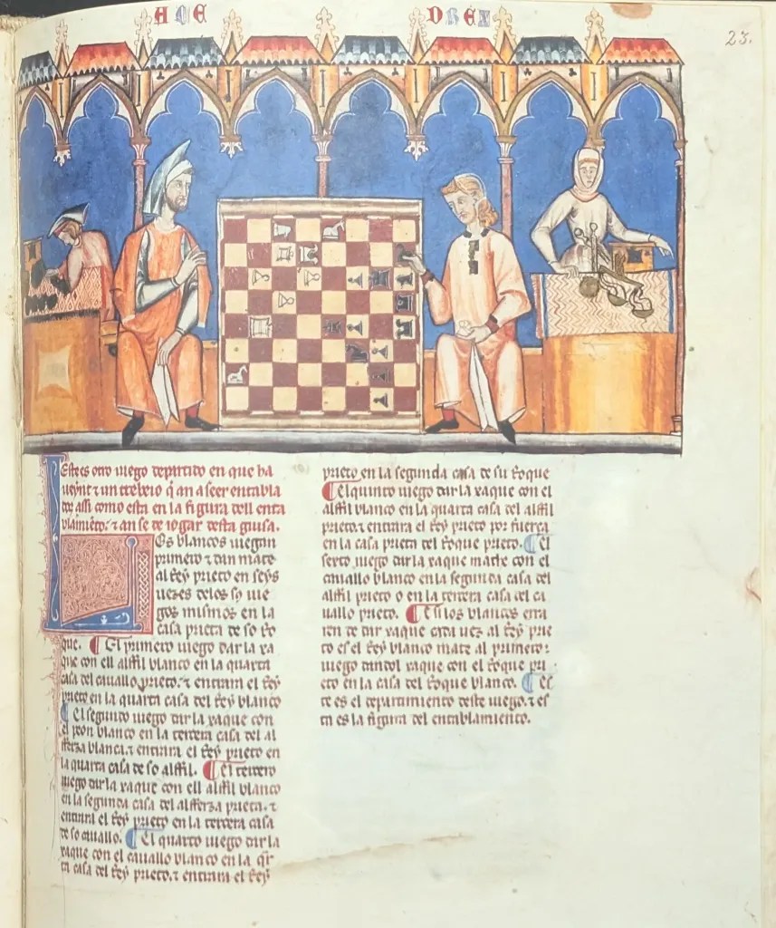 Folio 23r, Juego de Ajedrez