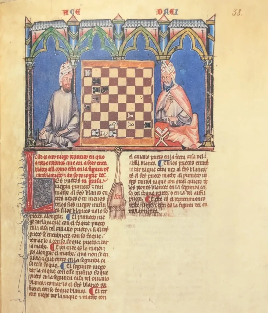 Folio 38r, Juego de Ajedrez