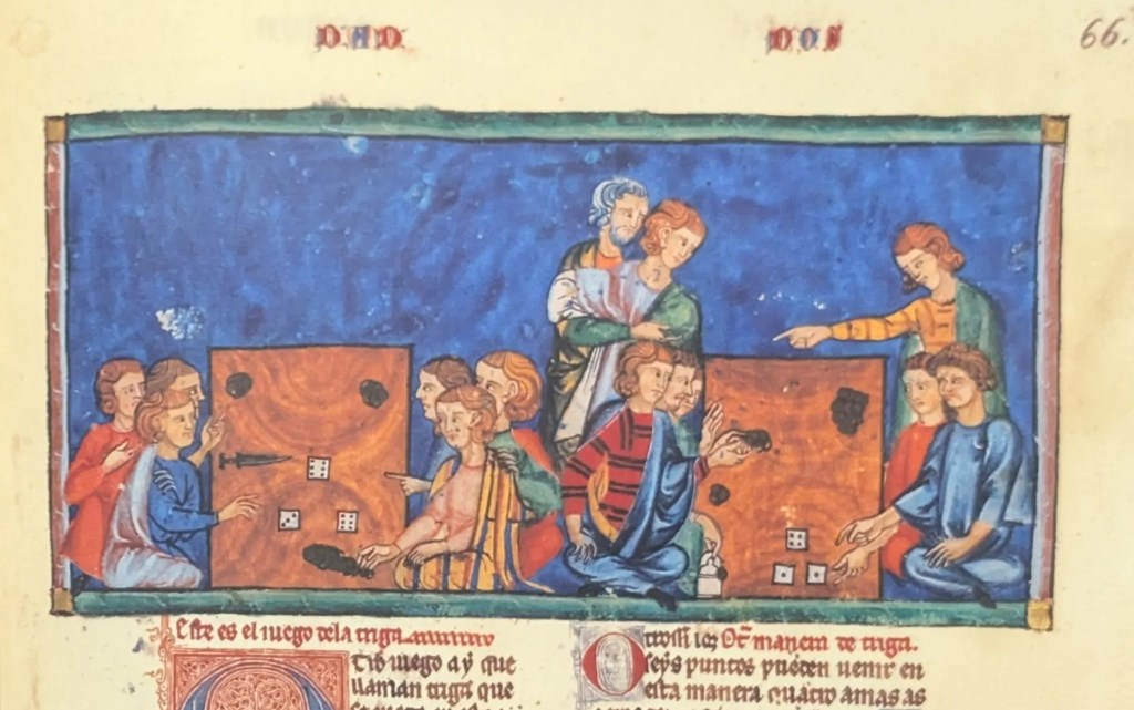 Folio 66r, Juego de Dados