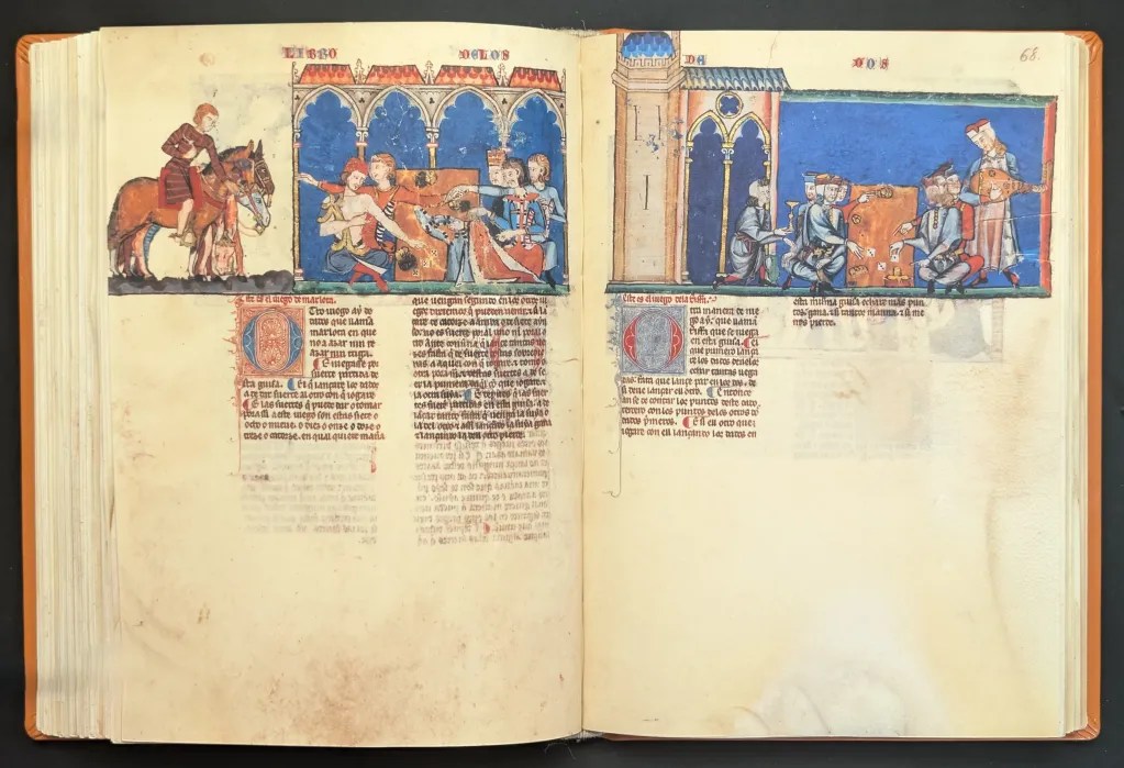 Folio 67v y 68r, Juegos de Dados