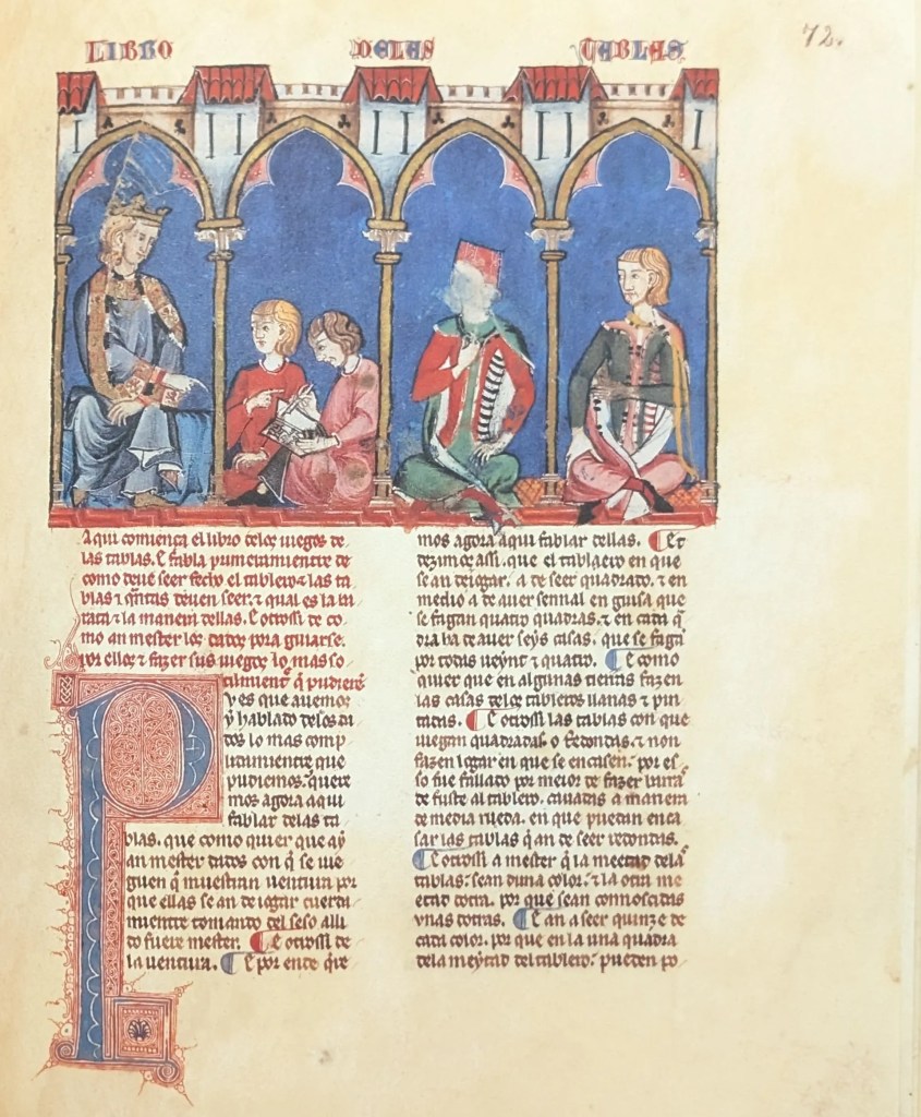 Folio 72r, Inicio del Libro de las Tablas
