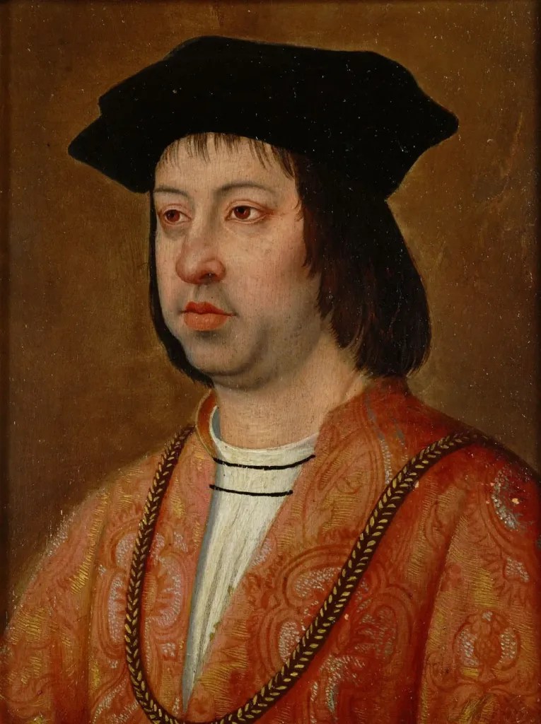 Fernando II de Aragón, el Católico, atribuido a Michael Sittow, finales sXV comienzos sXVI. Kunsthistorisches Museum Viena