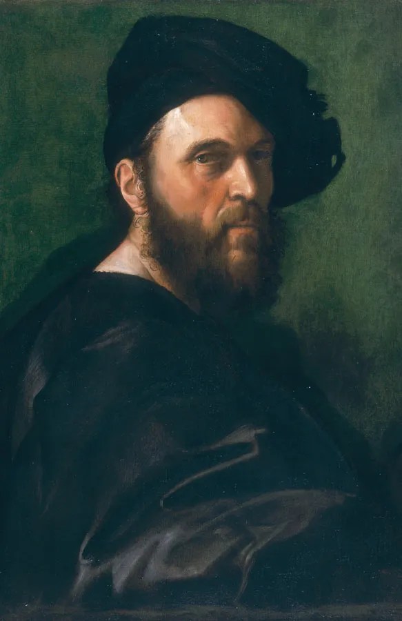 Retrato de Andrea Navagero por Rafael Sanzio, 1516