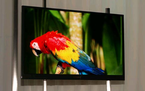 O televisor de 52 polgadas de Sharp presenta un contraste moi superior ó das pantallas actuais