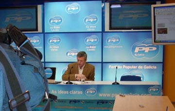 Rueda presentando a nova web