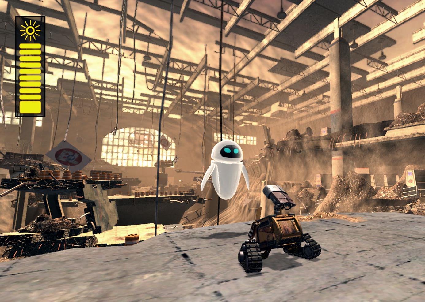 Wall·E a carón da robot voadora Eva
