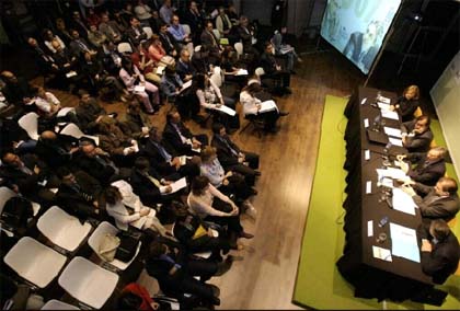 Acto de apertura oficial das portas do salón na convocatoria do ano pasado
