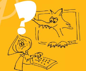 Os cativos non deben confiar en descoñecidos, tamén na Rede