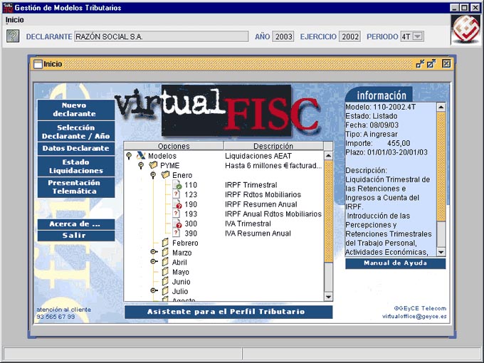 Virtual Fisc facilita ás empresas a xestión de tributos