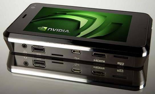 Prototipo do que podería ser un reprodutor multimedia baseado no Tegra 650
