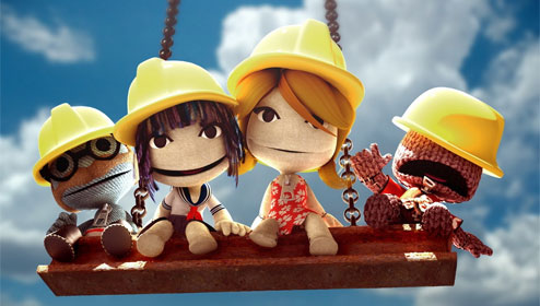 Os sackboys de LittleBigPlanet homenaxean e parodian moitas escenas (de multitude de ámbitos) durante a súa promoción