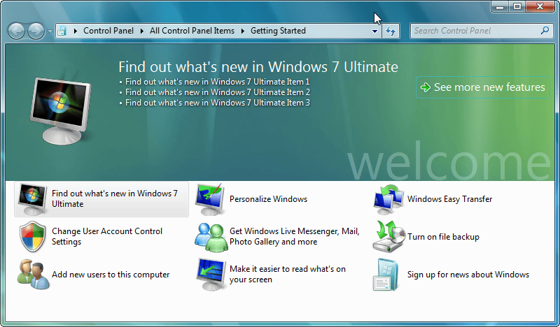 Unha das imaxes correspondentes ao Windows 7 M3 Build 6780