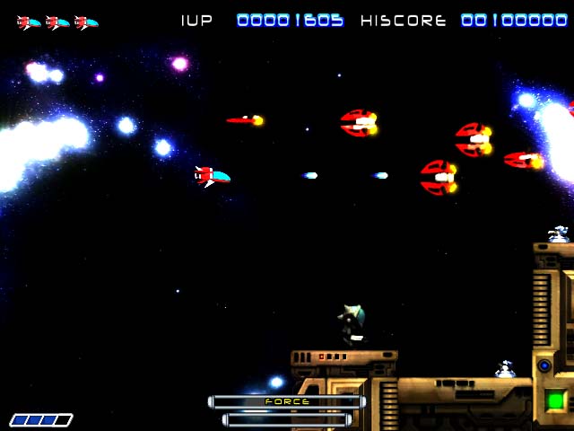 A inspiración en R-Type deste xogo gratuíto é evidente