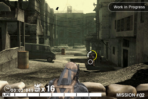Metal Gear Solid Touch será un simple xogo de tiros