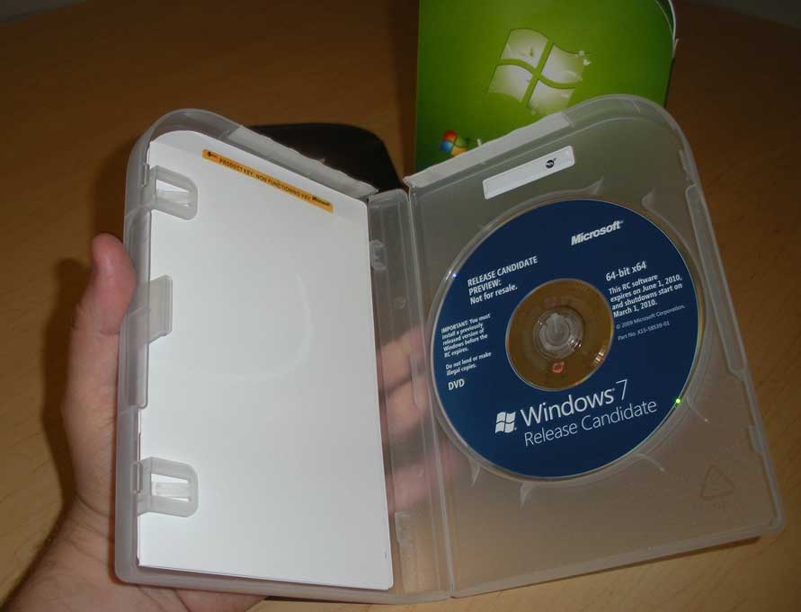 O Windows 7 contará cunha caixa mellorada cun deseño máis simple, máis doada de abrir e que xera menos residuos na súa fabricación