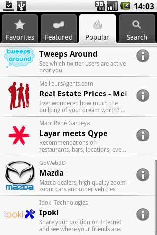Ipoki é unha das capas dispoñibles en Layar Ipoki é unha das capas dispoñibles en Layar
