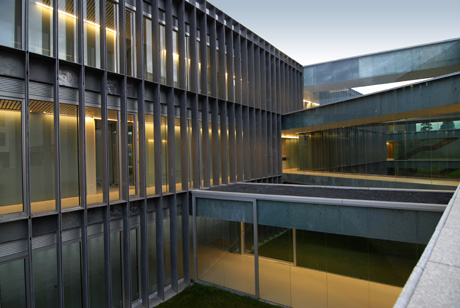Interior do Centro de Novas Tecnoloxías de Galicia, en Santiago