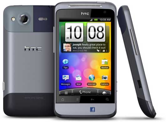 O HTC Salsa é un terminal con Android 2.3.3 e un botón contextual para facilitar o acceso a Facebook