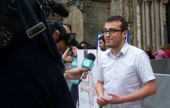 Carlos Callón, presidente da Mesa pola Normalización Lingüística, nunha foto recente de A Nosa Terra