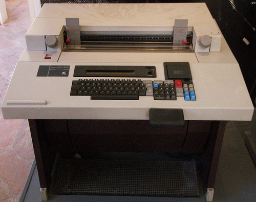 A Olivetti BCS, un dos aparellos que poderemos ver na exposición a partir de hoxe