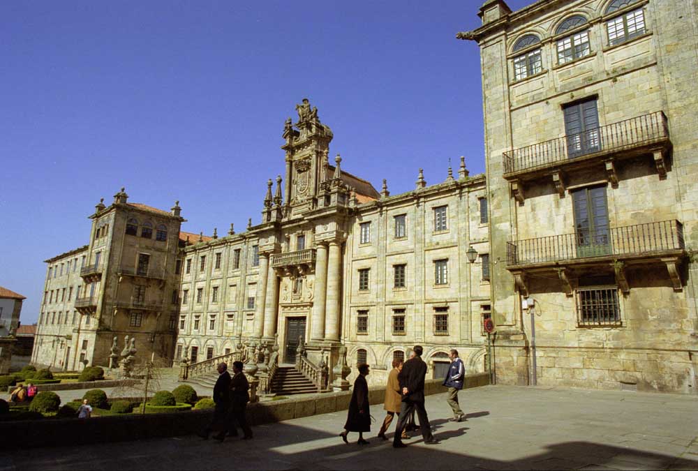 O Mosteiro de San Martiño Pinario, sede das xornadas, visto na web Santiagoturismo.com