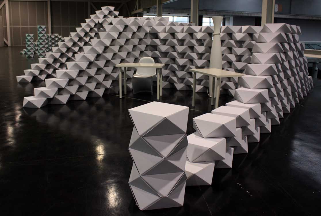 EXPOCoruña apostou por un concepto de arquitectura efémera para os expositores do B-web