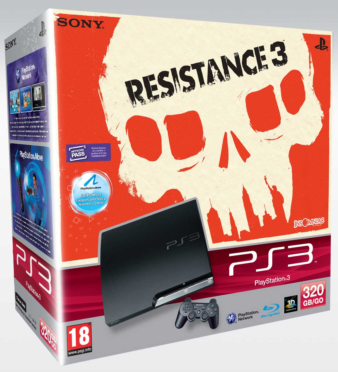 Por 299,99 euros estará dispoñible unha PlayStation 3 con 320 Gb de disco duro e o xogo Resistance 3 incluído
