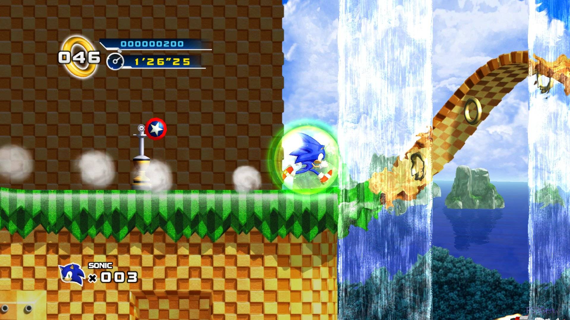 Imaxe do primeiro episodio de Sonic 4