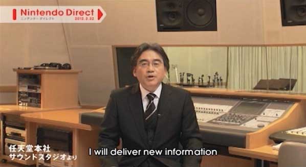 Satoru Iwata anunciou boa parte dos lanzamentos da súa compañía en Europa nos vindeiros meses a través dunha nova edición de Nintendo Direct