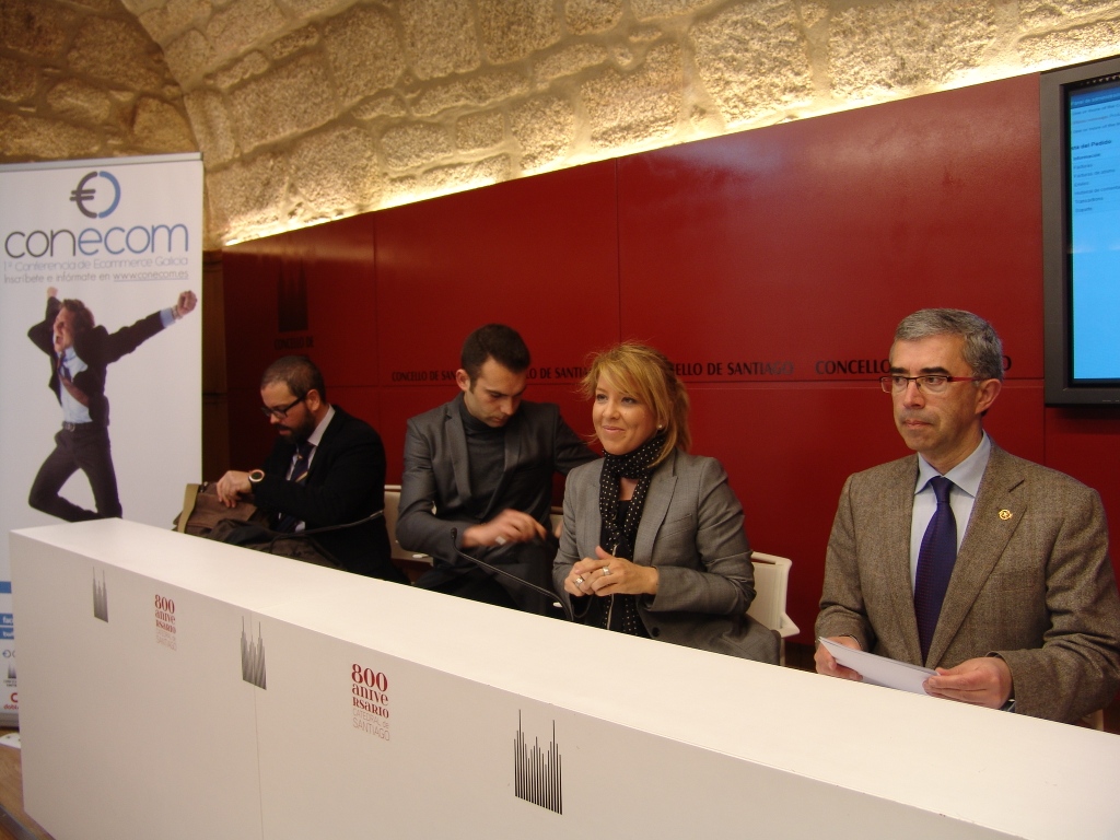 Presentación do evento no Concello de Santiago, celebrada a finais do mes de marzo