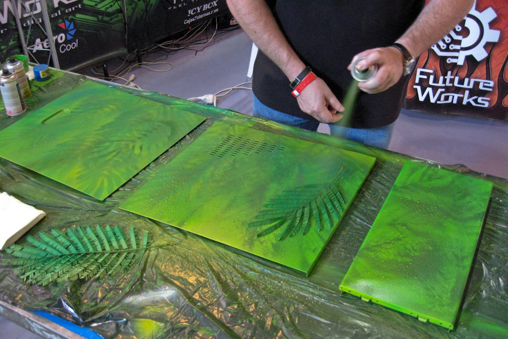 Modding con pintura e vinilo desenvolvido en Xtrelan