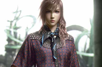Lightning viste de Prada para unha revista de moda masculina