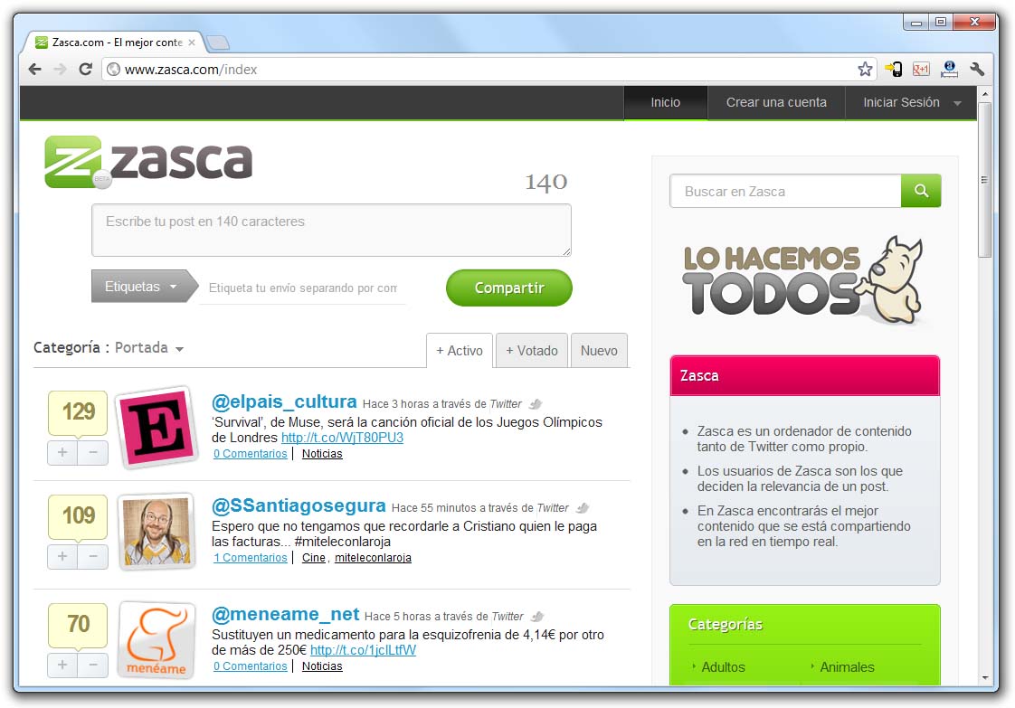 Nos vindeiros días Zasca.com adaptarse para acoller os contidos de Vagos.es