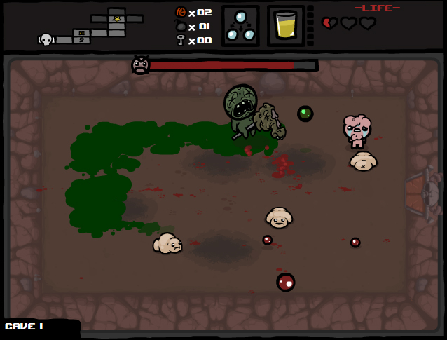 O xogo é unha especie de roguelike con numerosos alxubes xerados aleatoriamente