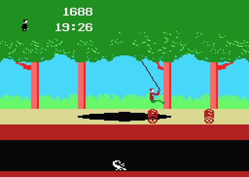 Imaxe do clásico Pitfall na súa versión para MSX