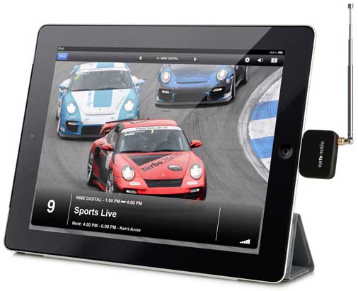 O EyeTV Mobile pode converter o iPad ou o iPhone nun televisor
