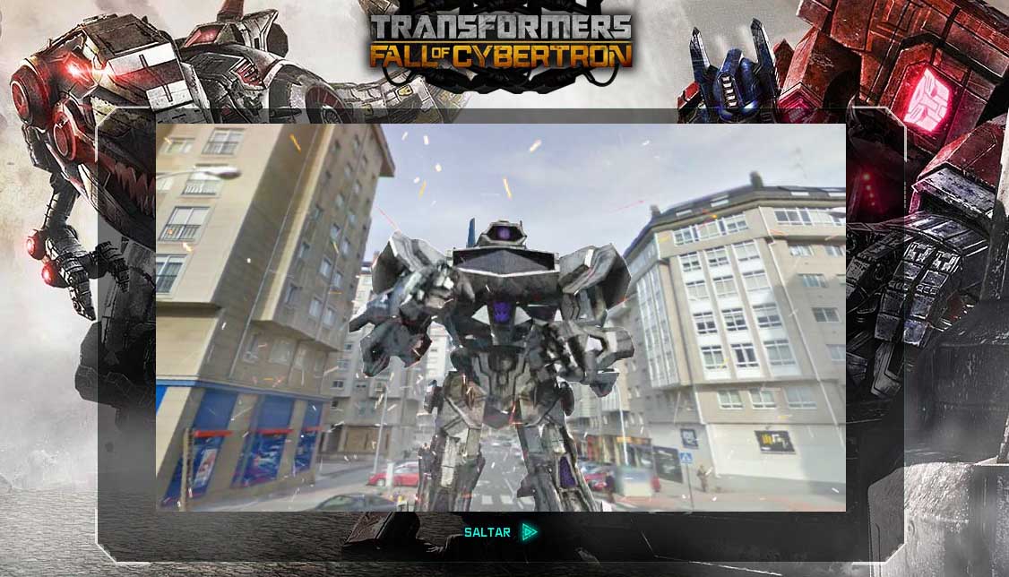 En transformersonyourstreet.com podemos ver como os Transformers combaten na nosa rúa