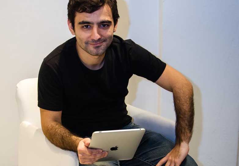 Maximo Cavazzani, creador de Apalabrados, visitou España a semana pasada para dar anunciar o seu novo xogo