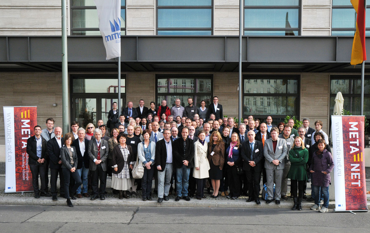 Imaxe de grupo dos integrantes da rede europea Meta-Net