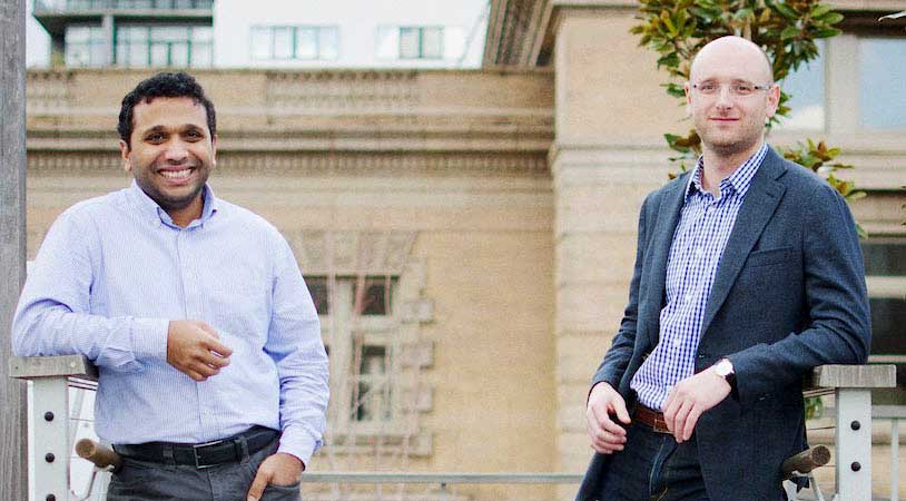 Shamir Karkal e Joshua Reich, co fundadores de Simple