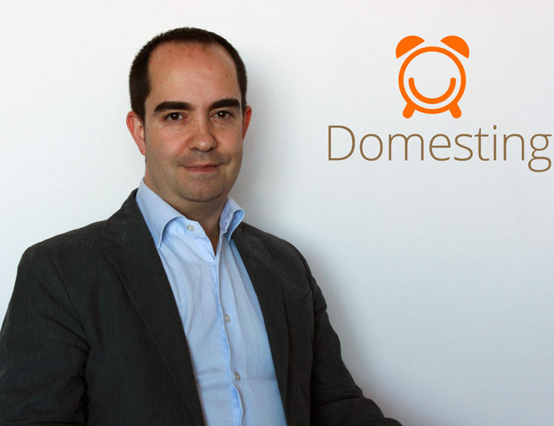 Pablo Rodríguez, creador de Domesting, nunha imaxe publicada en Emprendedores.es